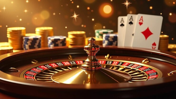 Baccarat betting interface and card outcomes